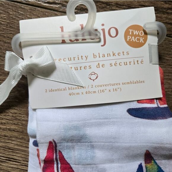 Brand New Lulujo Sailboat Security Blankets - Picture 2 of 3